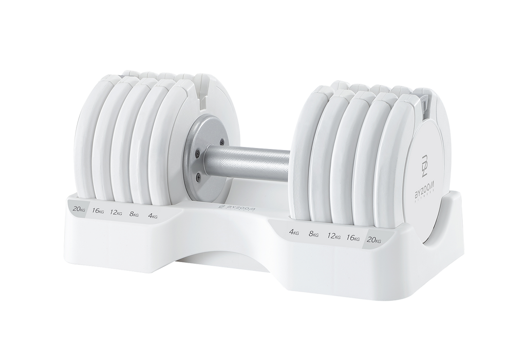 Pure Series 可変式ダンベル 20kgホワイト – Byzoom Fitness JAPAN Pure Series 可変式ダンベル 20kgホワイト – Byzoom Fitness JAPAN