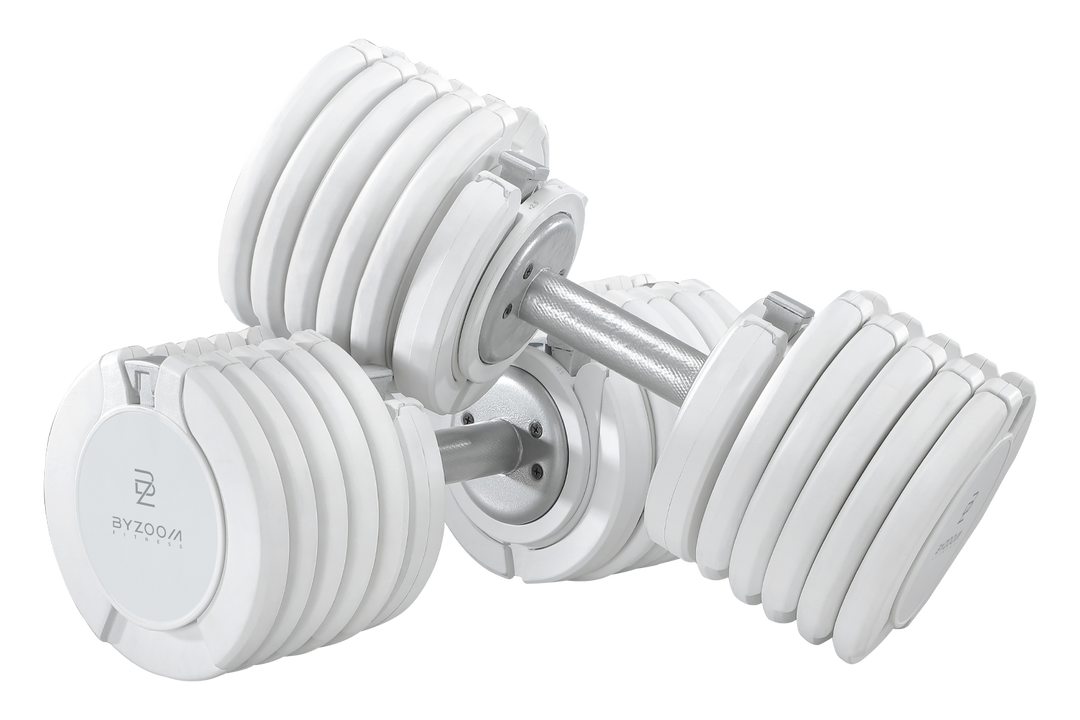 Pure Series 可変式ダンベル 25kgホワイト – Byzoom Fitness Pure Series 可変式ダンベル 25kgホワイト – Byzoom Fitness