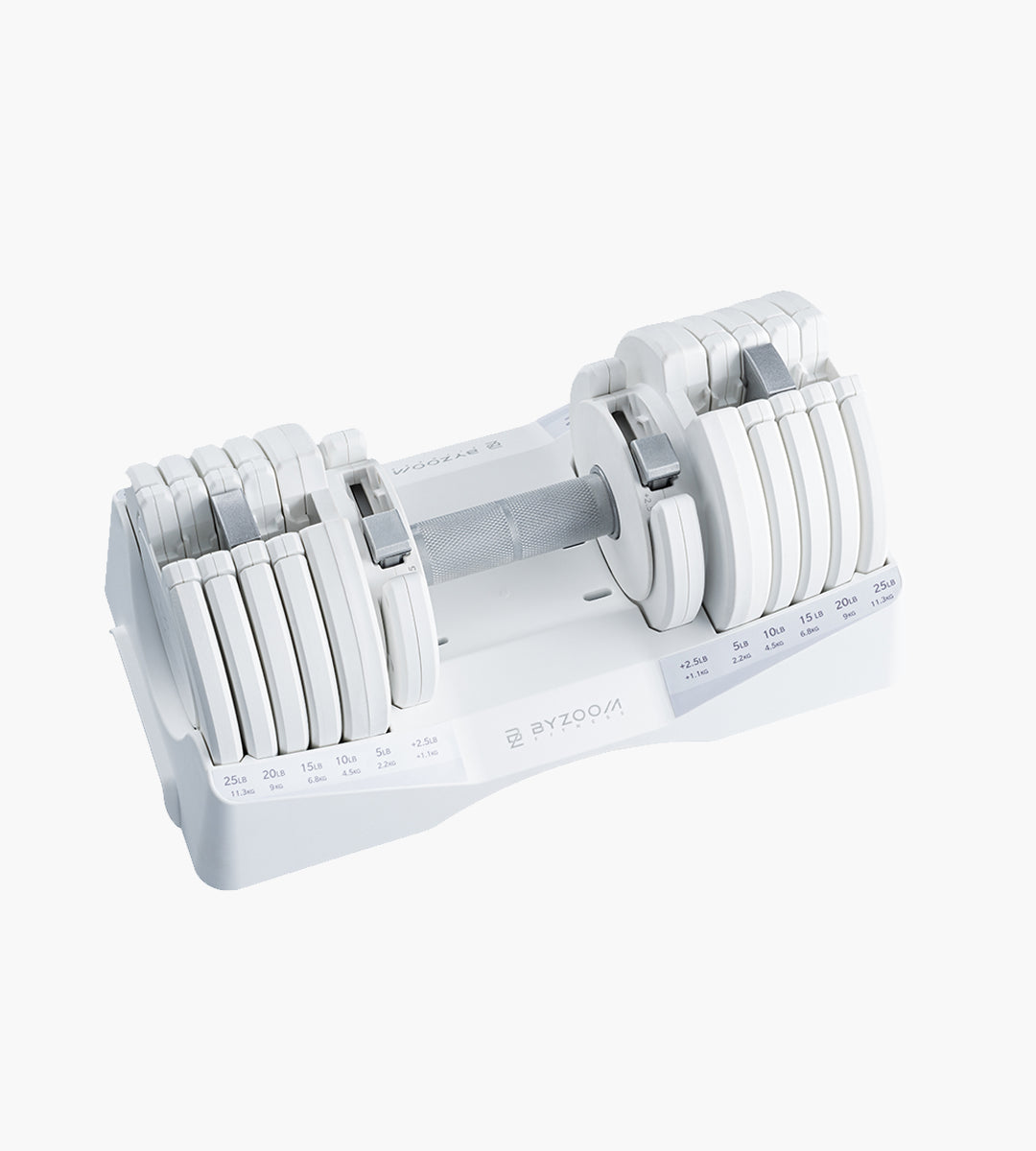 Pure Series 可変式ダンベル 12.5kg ホワイト – Byzoom Fitness JAPAN Pure Series 可変式ダンベル 12.5kg ホワイト – Byzoom Fitness JAPAN