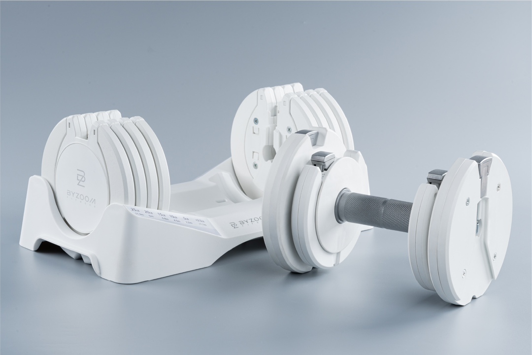 Pure Series 可変式ダンベル 12.5kg ホワイト – Byzoom Fitness Pure Series 可変式ダンベル 12.5kg ホワイト – Byzoom Fitness