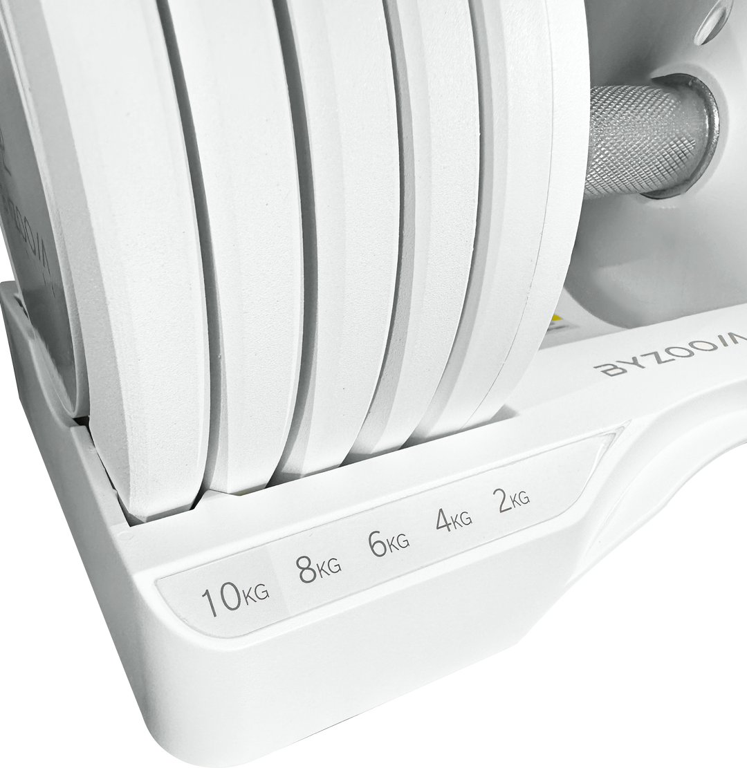 Pure Series 可変式ダンベル 10kgホワイト – Byzoom Fitness Pure Series 可変式ダンベル 10kgホワイト – Byzoom Fitness